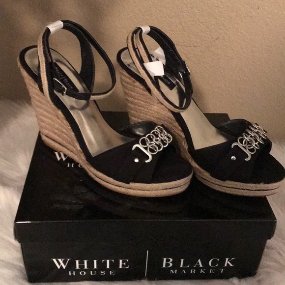 White House Black Market Shoes - WHBM Isabella platform sandals